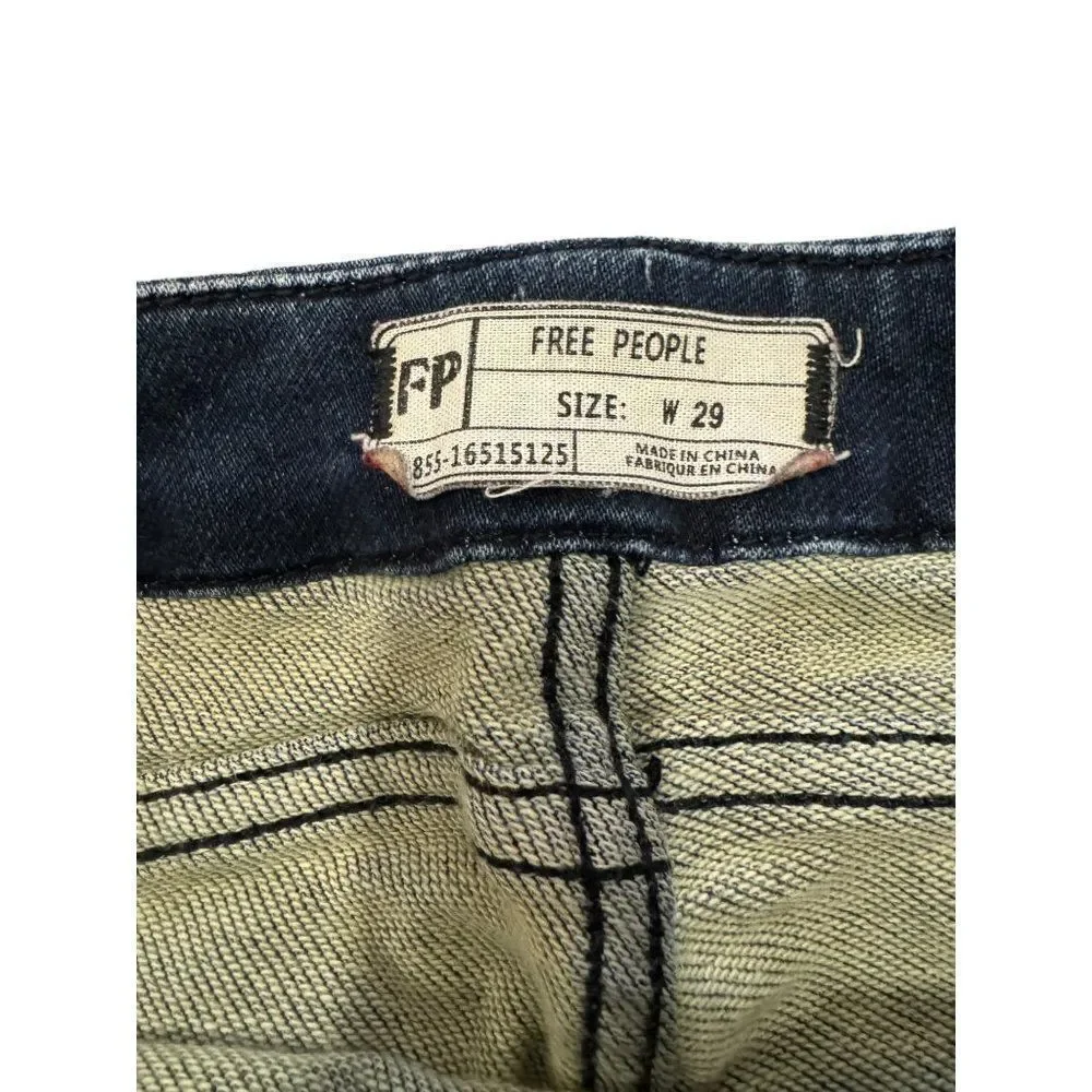 Free People Crop Stretch Comfy Jeans Sz 29 Women